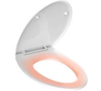 LEIVI Heated Toilet Seat with Night Light and Slow Close, Elongated