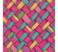 LeIxIaO Colorful Plaid Peel and Stick Wallpaper 3D Printed Fabric Effect for Bedroom Living Room Bathroom Kitchen Removable Decor Wall Mural Paper 17.3" x 197"