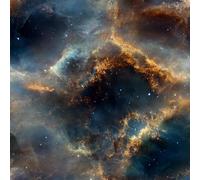 LeIxIaO Nebula Peel and Stick Wallpaper 3D Printed Universe Milky Way for Bedroom Living Room Bathroom Kitchen Removable Decor Wall Mural Paper 17.3"x78.7"