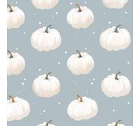 LeIxIaO Pumpkin Halloween Peel and Stick Wallpaper 3D Printed Kawaii for Bedroom Living Room Bathroom Kitchen Removable Decor Wall Mural Paper 17.3" x 197"