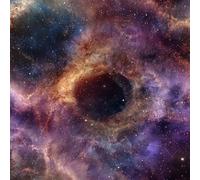 LeIxIaO Removable Peel and Stick Wallpaper 17.3" x 197" Nebula Self Adhesive Wallpaper Universe Milky Way for Drawers Furniture Makeovers Easy to Install Wall Paper