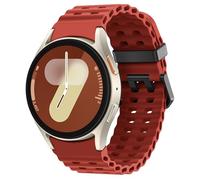 LEIXIUER for Galaxy Watch 7 Strap 40mm 44mm Men Women,No Gap Soft Silicone Sport Strap for Samsung Watch 7 6 5 4 40mm 44mm/6 Classic 43mm 47mm/4 Classic 42mm 46mm Ocean Marine Bands