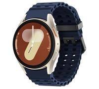 LEIXIUER for Galaxy Watch 7 Strap 40mm 44mm Men Women,No Gap Soft Silicone Sport Strap for Samsung Watch 7 6 5 4 40mm 44mm/6 Classic 43mm 47mm/4 Classic 42mm 46mm Ocean Marine Bands