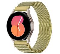 LEIXIUER Milanese Loop Strap for Samsung Galaxy Watch 7/FE/6/6 Classic Strap 40mm 44mm 43mm 47mm,20mm Metal Mesh Band with Magnetic Lock for Galaxy Watch 4/5for Amazfit GTS 4/3,Black/Rose gold