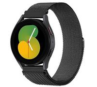 LEIXIUER Milanese Loop Strap for Samsung Galaxy Watch 7/FE/6/6 Classic Strap 40mm 44mm 43mm 47mm,20mm Metal Mesh Band with Magnetic Lock for Galaxy Watch 4/5for Amazfit GTS 4/3,Black/Rose gold