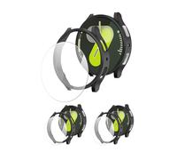 LEIXIUER Pack of 2 Protective Cases with Screen Protector Compatible with Samsung Galaxy Watch 6 40 mm, Ultra Thin Hard PC Case and Scratch-Resistant Screen Protector for Galaxy Watch 6 Protection 40