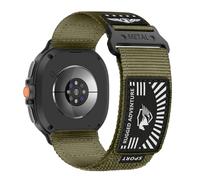 LEIXIUER Robust Nylon Strap Compatible with Samsung Galaxy Watch 8 42 mm 46 mm, Trail Loop Sport Velcro Strap for Galaxy Watch 8 Band Men, L, Nylon Stainless Steel