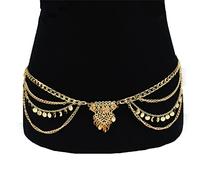 LEIXIUSM Body Waist Chain Colour Accessories Charms Collocation Chain Jewelry Women Belly Dance Belt Present Belts