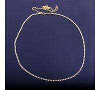 LEIXIUSM Rhinestone Tennis Waist Chain for Women Beach Charm Bikini Belly Chain Waist Chain Belt Belly Beads for The Waist Handmade Products(One Size White)