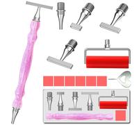 LEIYULY 13PCS Diamond Art Pen, with 1,3,6,9 Stainless Steel Nibs, Ergonomic Diamond Art Pen, 5D Diamond Painting Pens Tools, for Both Beginners and Experienced Diamond Artists