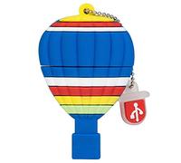 leizhan 16GB USB Flash Drive Blue Balloon Silicone Waterproof, Durable External Memory for Gifts