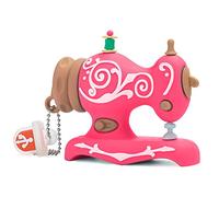 leizhan 32GB Cute USB Flash Drive Embroidery Sewing Machine Design Pen Drive Data Storage Picture Stick Pendrive Memory Stick - Pink