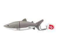 leizhan 32GB USB Flash Drive Cute Shark Silicone Waterproof, Durable External Memory for Gifts