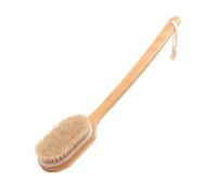 Lejdi Mens Women Bathing Scrubbers Horsehair Long Handle Bathing Brushes Bath Body Brushes Back Brush Bath Brushes for Shower