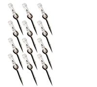 LejeMaek Bait Spike 20PCS 15MM Carp Fishing Hook Sting Pin with Barbs Rubber Corn Ronnie Hair Rig Metal Bait Spike, Stings Pin, Carp Fishing Hook, Accessories