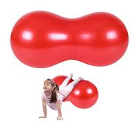 LejeMaek Peanut Ball, 35x18 Inch PVC Inflatable Yoga Ball for Pregnancy with Pump, Anti Burst Safe Fitness Equipment for Home, GymPeanut