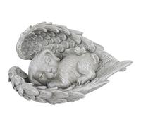 LejeMaek Pet Grave Markers, Angel Dog Memorial Stone Statue, Resin Pet Memorial Stone, Headstone for Loss Sympathy GiftsMemorial