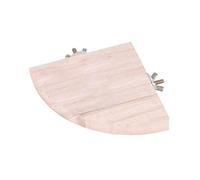 LejeMaek Wood Perch Bird Parrot Stand Small Anminals Playground 17x17cmwood