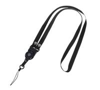 LEJIAJU 50cm Unique Stylish Solid Color Striped Two-in-one Detachable Rotating Lanyard For Phone For Case Wallet