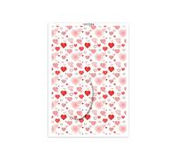 LEJIAJU Clay Transfer Paper Pottery Underglaze Heart Paper Water Soluble Transfer Sheets For Clay Earring Jewelry Making