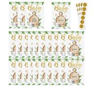 LEJIAJU Pack Of 24 Baby Showers Game Cards Scratch Lotteries Tickets Exciting Raffle Cards Fun Parties Ice Breaking Activity