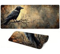 Lejnlnng Animals Large Mouse Pad Gaming 80x30cm-JL3900 | Grey XXL Desk Mousepad,Mproved Precision and Speed - Rubber Base for Stable Grip - Gaming Mousepad for Work Office Home