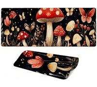 Lejnlnng Mouse Pad Gaming, Animal XXL Large Mousepad, Flower Long Extended Mouse Mat, Mousepad for Desk Non-Slip Rubber, keyboard Mat with Stitched Edges for Game, Office Home 120x60cm JL-7881
