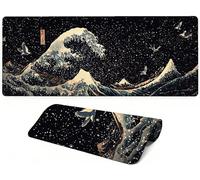Lejnlnng Mouse Pad Gaming, Sea XXL Large Mousepad, Animal Long Extended Mouse Mat, Mousepad for Desk Non-Slip Rubber, keyboard Mat with Stitched Edges for Work Game, Office and Home 120x60cm JL-7535