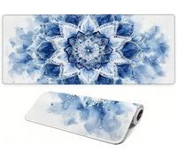 Lejnlnng Retro Extra Large Gaming Desk Mat 160x80cm-JL4043 | White Waterproof Mouse Mat with Non-Slip Rubber Base and Stitched Edges, for Stable Grip - for Home Office Gaming Work