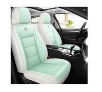 LEJOLI Car Seat Covers Accessories Suitable for Isuzu Isuzu Wizard, Peugeot Peugeot 207 Waterproof, Leather, 5 Seater Car Seat Cover, Green
