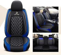 LEJOLI Car Seat Covers Universal Full Set Accessories for Land Rover Range Rover Evoque/Range Rover Evoque biography/Range Rover Evoque Landmark Seat covers,black blue