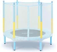 LeJump 52" Trampoline 4.5FT Trampoline, Indoor Use, Includes Safety Enclosure Net and Anti-Skid Pad, Loading Capacity 50KG, Blue