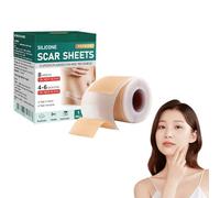Lejuv Overnight Beauty Patches, New Lejuv Silicone Patches Face For Smoother, Hydrated Skin, Upgrade Silicone Scar Strips With Reusable Anti-Wrinkle Patches For Forehead, Eyes, Mouth, Neck (1.5m 1)