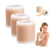 Lejuv Silicone Patches, Lejuv Silicone Face Tape, Silicone Scar Strips, Reusable Anti-Wrinkle Patches for Forehead, Eyes, Mouth, Neck, Overnight Beauty Tape, Cut to Fit (3BOX)