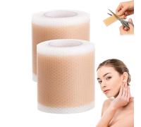 Lejuv Silicone Patches, Reusable Lejuv Silicone Face Tape, Medical-Grade Silicone Scar Tape, Lejuv Overnight Beauty Patches, For Wrinkle Smoothing & Scar Reduction, Cut to Fit (2pcs)