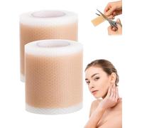Lejuv Silicone Patches, Silicone Face Tape, Overnight Beauty Patches for Wrinkles & Scars, Silicone Scar Strips, Hydrating Scar Removal Sheets, Skin-Safe, Reusable, Custom Trim (2 Pieces)