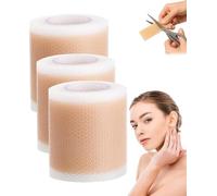 Lejuv Silicone Patches, Silicone Face Tape, Overnight Beauty Patches for Wrinkles & Scars, Silicone Scar Strips, Hydrating Scar Removal Sheets, Skin-Safe, Reusable, Custom Trim (3 Pieces)