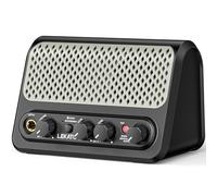 LEKATO 10W Mini Guitar Amp with Built-in Drum Machine & Bluetooth - Portable Electric Amp with 30 Rhythms, Clean/Overdrive, Headphone Out, 7H Battery