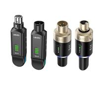 LEKATO 2.4GHz Wireless XLR Microphone Transmitter & Receiver, Plug & Play, 8H Runtime for PA Systems, Mixers，Live Performances