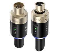 LEKATO 5.8GHz XLR Wireless Microphone Transmitter Receiver,XLR Microph