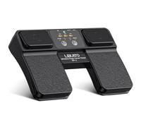 LEKATO Bluetooth Page Turner Pedal with Background Music Ctrl, Rechargeable Wireless Page Turner,Slient Page Turning Pedal for Phone, Tablet, Pad, Sheet Music Reading,Instrument Practice（WT-2）