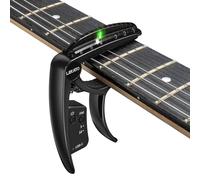 LEKATO Capo-Tuner 2 In 1 for 6 String Guitar with USB Rechargeable Battery, LED Edge Lighting Display Guitar Capo，Guitar Chromatic Tuner