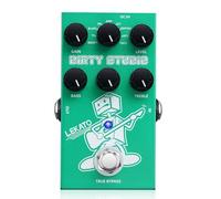 LEKATO Distortion Overdrive Pedal Boost to Dist, Guitar Overdrive Effect Pedal with 3-band Equaliser for Electric Guitar (DIRTY STUDIO)