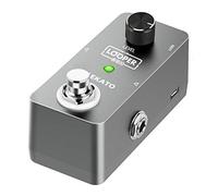 LEKATO Electric Guitar Looper Effect Pedal Loop Pedal True Bypass Unlimited Overdubs 5 Minutes Looping Time Loop station with USB Cable