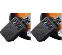 LEKATO Guitar Amp Portable 5W, Plug in Mini Electric Guitar Amplifier, Rechargeable Pocket Guiatr Amp Combo with Bluetooth, Built-in Multi Effects, Clean Overdrive Distortion Reverb (Pack of 2)