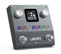 LEKATO Guitar & Bass Multi Effects Pedal, 80 Presets 20 AMP/CAB IR Loader, 24-bit Audio Effects Processor with App Control, BT Music, OTG Recording, 10H Battery, Headphone Output