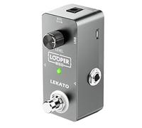 LEKATO Guitar Loop Effect Pedal 5 Minutes Unlimited Overdub Recording Time Guitar Looper Electric Loop Pedel Station for Guitars & Bass Keyboard Musical Instruments