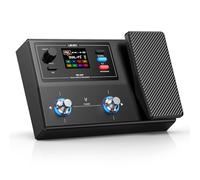 LEKATO Guitar Multi-Effects Pedal with Expression Pedal, 100 Presets 40 Drum Rhythms, 24-bit Audio 7H Battery, Bluetooth APP & IR Loading, OTG Recording, Headphone & Amp Outputs,ME-02P