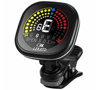 LEKATO Guitar Tuner Rechargeable, Clip-on Chromatic Tuner with Color Screen for Acoustic/Electric Guitar, Bass, Ukulele, Violin, Bright Display