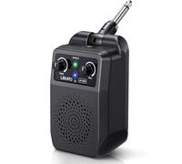 LEKATO Mini Electric Guitar Amp 5W, Portable Guitar Amp Bluetooth with Built-in 4 Effects, Clean Distortion Overdrive Reverb, Rechargeable Small Guitar Amp for Practice